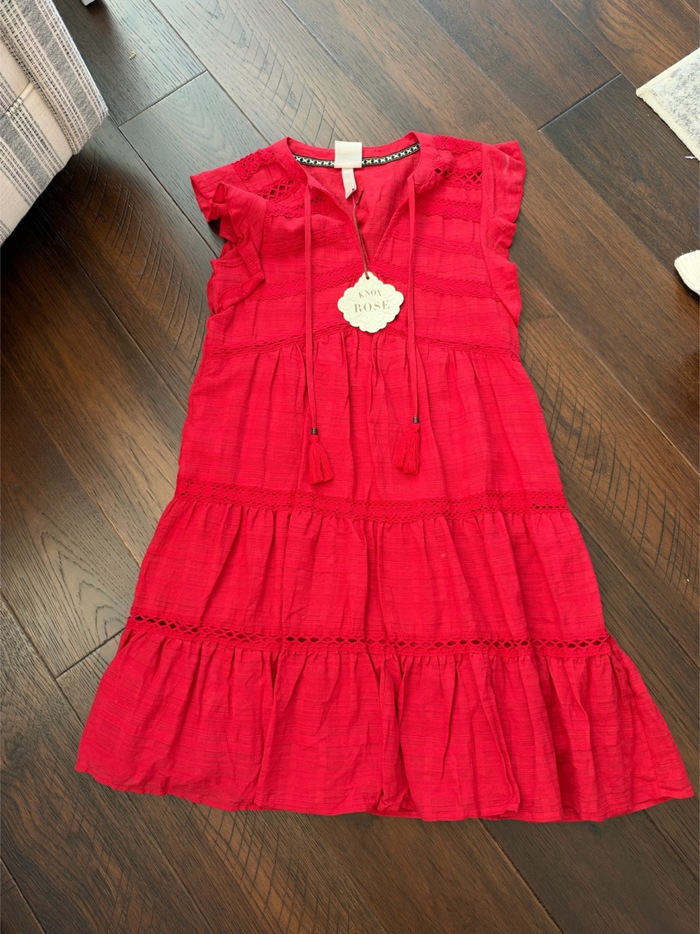 Knox Rose strawberry jam Mini Dress
